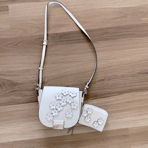 Crossbody bag with matching wallet